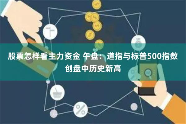 股票怎样看主力资金 午盘：道指与标普500指数创盘中历史新高