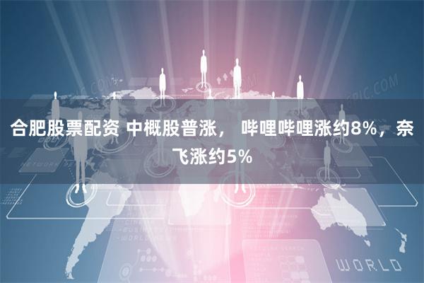合肥股票配资 中概股普涨， 哔哩哔哩涨约8%，奈飞涨约5%