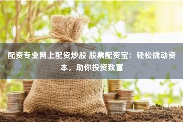 配资专业网上配资炒股 股票配资宝：轻松撬动资本，助你投资致富